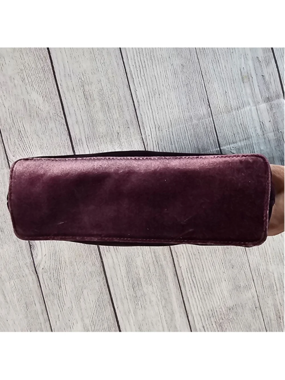 NWOT Kate Spade purple velvety accessory bag or makeup bag - Picture 3 of 9